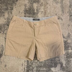 Natural Reflections Women’s Beige Flat Front Shorts